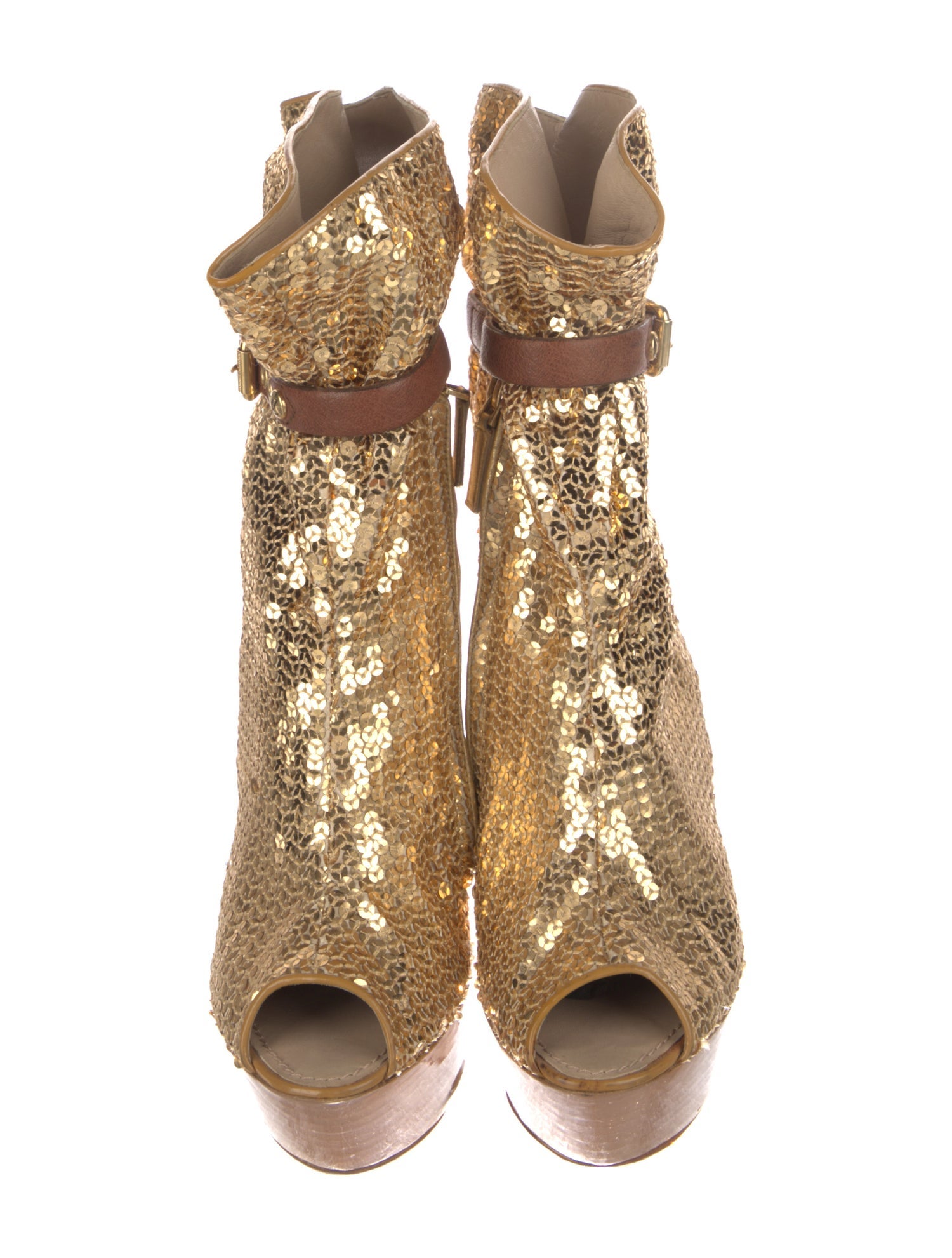 Louis Vuitton Sequins Slingback Pumps